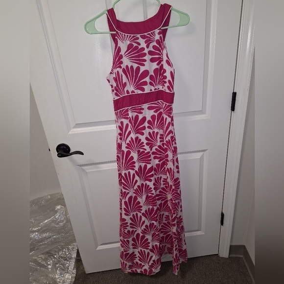 A Southern Frock sleeveless 100% cotton maxi dress in a size 4. Pre-loved - Picture 3 of 5